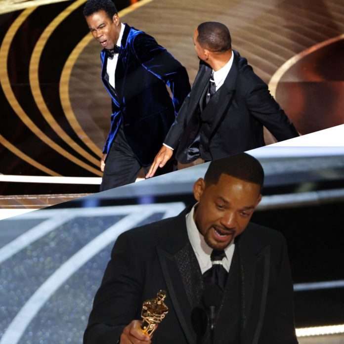 Will Smith and Chris Rock at Oscar